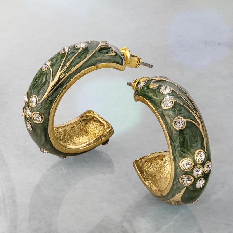 Green Splendide Earrings